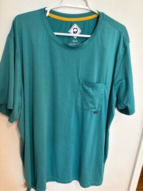 Outdoor Afro x REI Co-op Men’s Teal Pocket T-Shirt 2xl